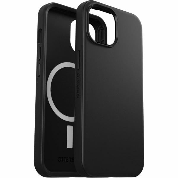 OtterBox Symmetry Magsafe Smartphone Case, For Apple iPhone 15, 14, 13, Black