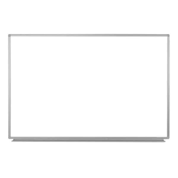 Luxor Magnetic Dry-Erase Whiteboard, 60in x 40in, Aluminum Frame With Silver Finish