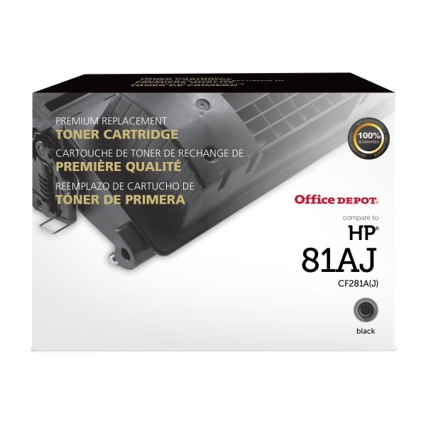 Office Depot Remanufactured Black Toner Cartridge Replacement For HP 81AJ, OD81AJ