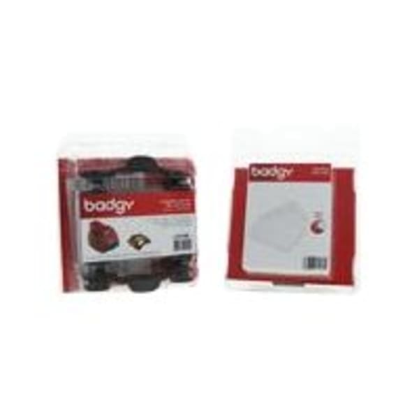 Evolis Badgy-Basic, Thick Consumable Kit - Compatible with original Badgy-Basic only, part #BDG101FRU