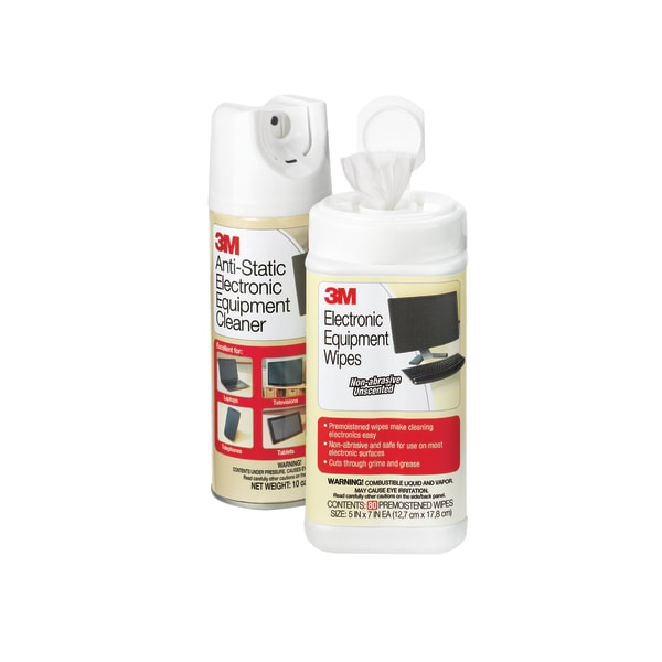 3M Premoistened CD/DVD Wipes, Pack Of 80
