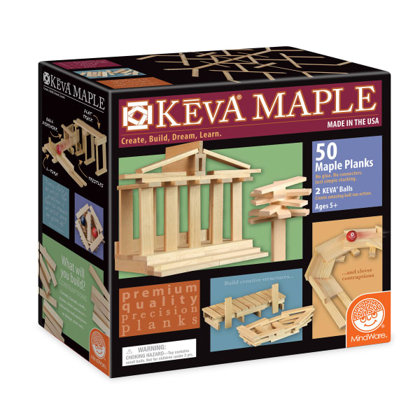 KEVA Maple Plank Set, Set Of 50 Planks