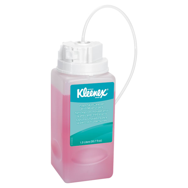 Kleenex Foam Skin Cleanser Soap, Citrus Scent, 50.72 Oz Bottle