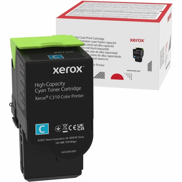 Xerox Genuine Xerox C310 Color Printer/ C315 Color Multifunction Printer Cyan High capacity Toner Cartridge (5500 Pages) - 006R04365 - 5500 Pages