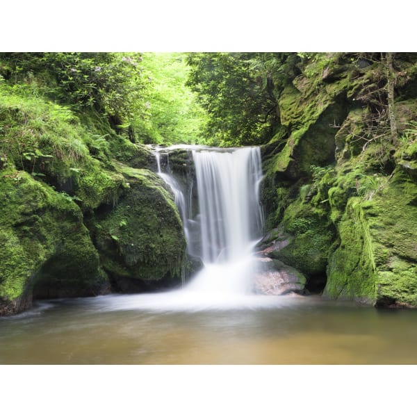 Biggies Landscape/Seascape Mural, 32in x 24in, Unframed, Waterfall