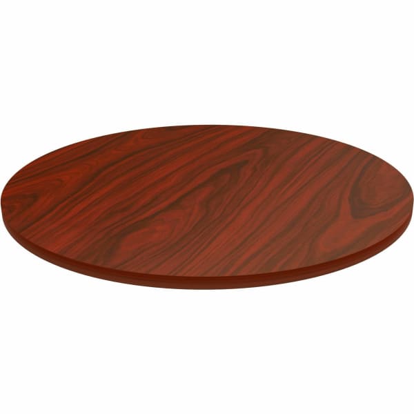 Lorell Hospitality/Conference Tabletop, x 36in Diameter, Mahogany, 87242