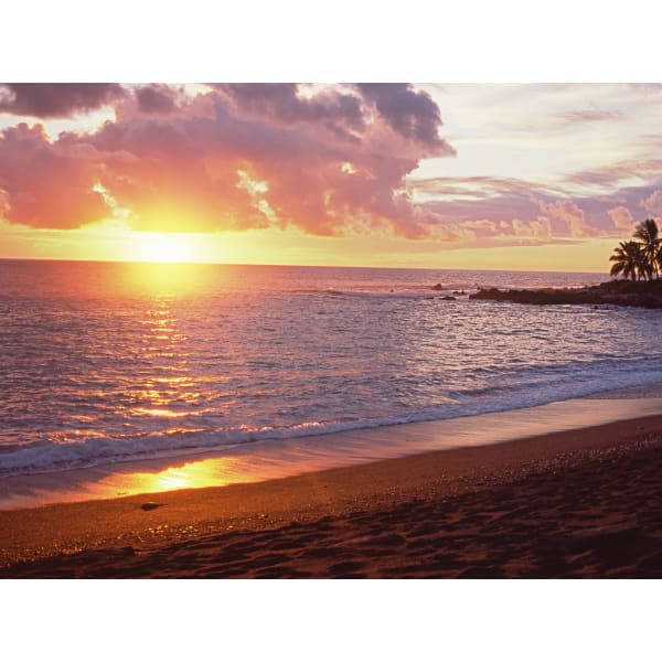 Biggies Landscape/Seascape Mural, 32in x 24in, Unframed, Sunset