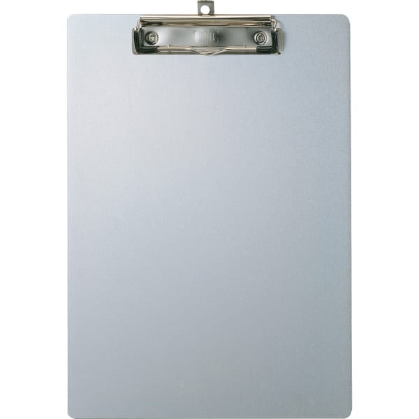 Officemate 83211 Aluminum Clipboard, Letter Size - 8 1/2in x 11in Sheet Size - Aluminum - Silver - 1 Each