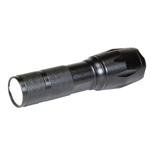 Dorcy 2W Ultra HD LED Rechargeable Flashlight with Power Bank, 1-15/16inH x 1-1/2inW x 5-3/16inD, Black