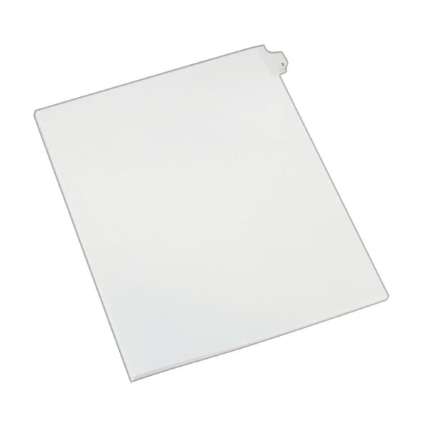 Avery Side-Tab Legal Index Exhibit Dividers, Tab Title 2, White, Pack Of 25