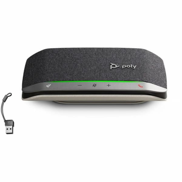 Sync 20 Speakerphone USB-C/A Adapter (B95VJUT) - Wired/Wireless Bluetooth - Zoom, Google Meet - 3 Microphone(s) - 40 mm Speaker(s) - Black - Portable