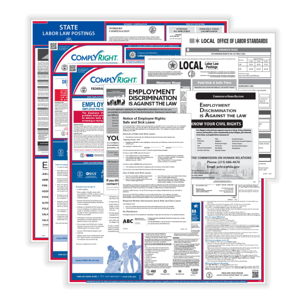 ComplyRight Federal (Bilingual), State and Local (English) Labor Law 1-Year Poster Service, Arkansas
