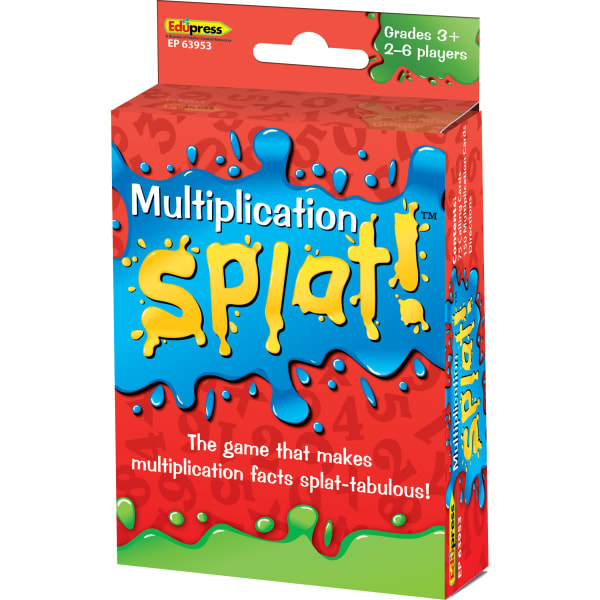 Teacher Created Resources Multiplication Splat Card Game, Grade 3 To 12