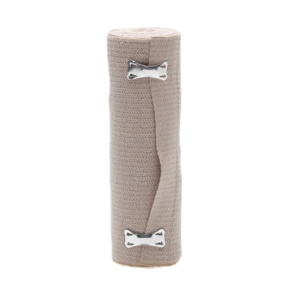 Medline Soft-Wrap Sterile Elastic Bandages, 6in x 5 Yd., Tan, Pack Of 20