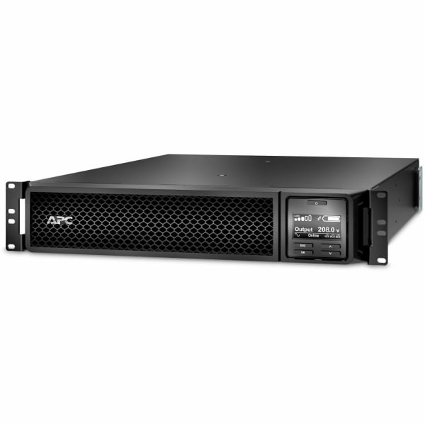 APC Smart-UPS On-Line, 3kVA, Rackmount 2U, 208V, 2x L6-20R+1x L6-30R NEMA outlets, Network Card, Extended runtime, W/ rail kit - 2U Rack-mountable - 3 Hour Recharge - 208 V Input - 208 V AC Output - Sine Wave - 1 x NEMA L6-30R, 2 x NEMA L6-20R
