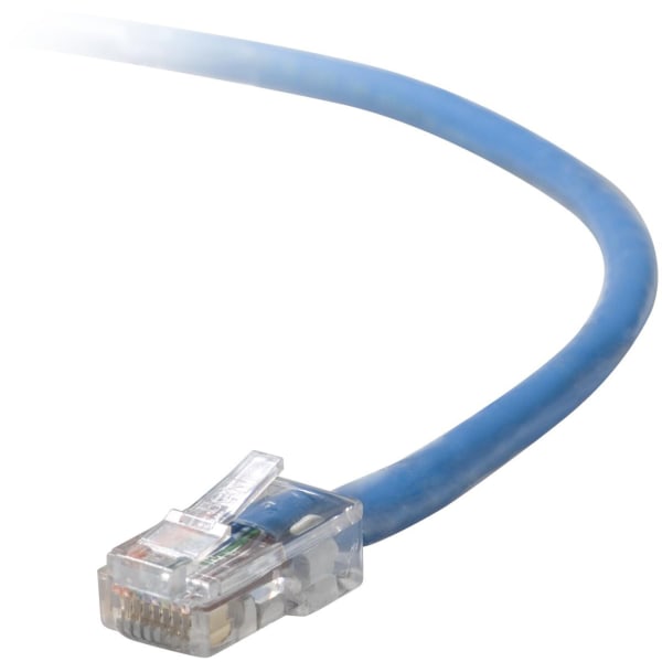 Belkin Cat5e Patch Cable - RJ-45 Male - RJ-45 Male - 12ft - Blue, A3L79112BLUS