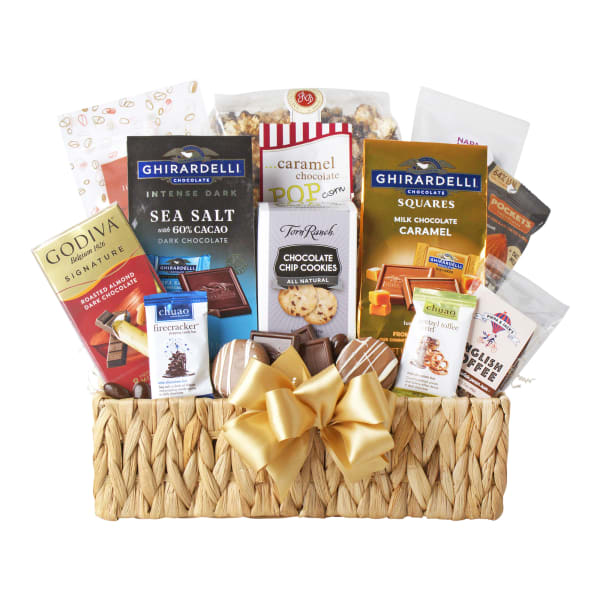Napa Sonoma Chocolate Bliss Gift Basket - 12 items