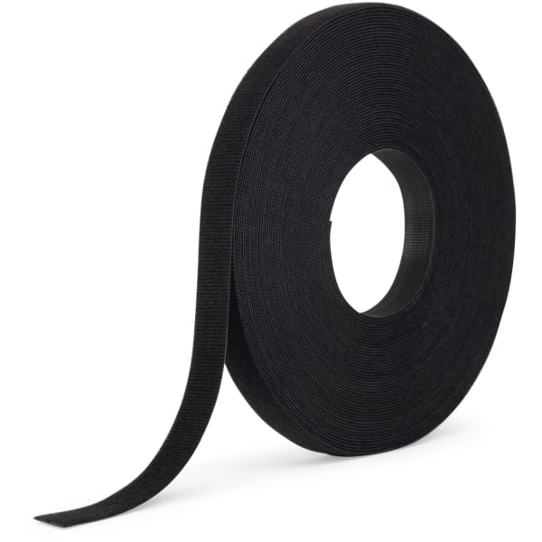 VELCRO Brand One-Wrap Tie Bulk Roll, 0.75in x 75ft, Black