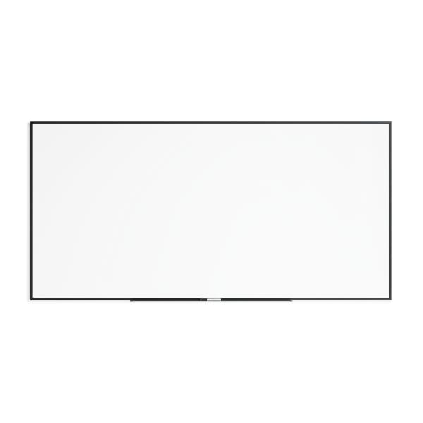 U Brands Magnetic Dry-Erase Board, 96in X 48in, Black Aluminum Frame, Actual Size 95in X 47in (2898U00-01)