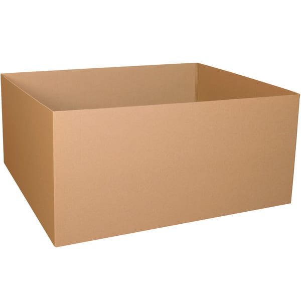 Partners Brand Heavy-Duty Double Wall Corrugated Gaylord Bottom Boxes, 48in x 40in x 24in, Kraft, Pack Of 5 Boxes