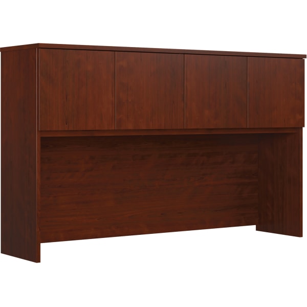 Sauder Affirm Hutch, 36inH x 59inW x 14-1/2inD, Classic Cherry