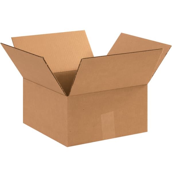 Partners Brand Heavy-Duty Boxes, 12in x 12in x 8in, Kraft, Pack Of 25 Boxes