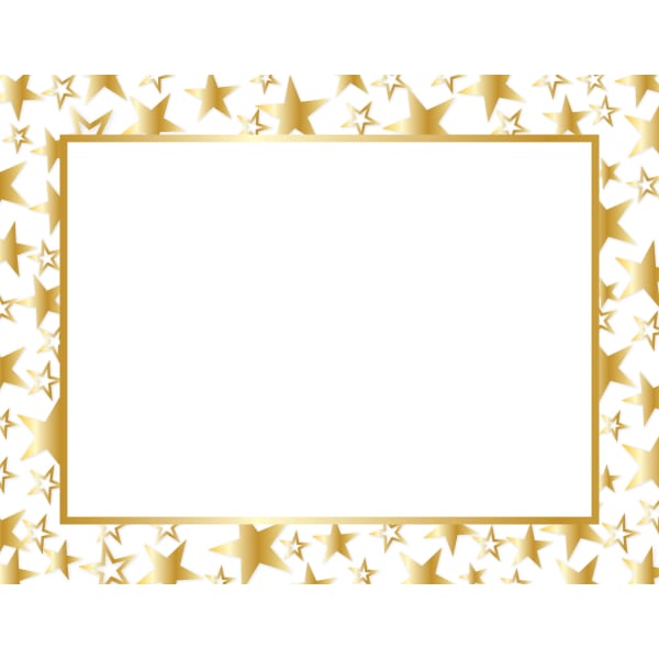 Great Papers! Certificate, 8 1/2in x 11in, Gold Twinkle, Pack Of 50