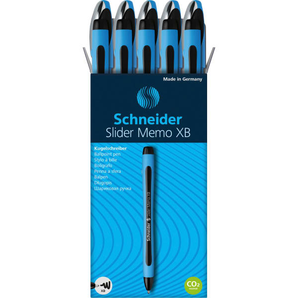 Schneider Slider Memo XB Ballpoint Pens - Extra Broad - 1.4 mm Pen Point Size - Bullet Pen Point Style - RED150201