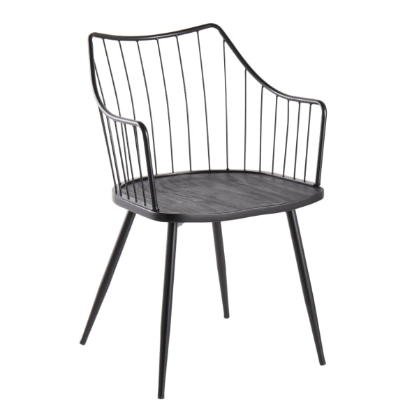 LumiSource Winston Chair, Black
