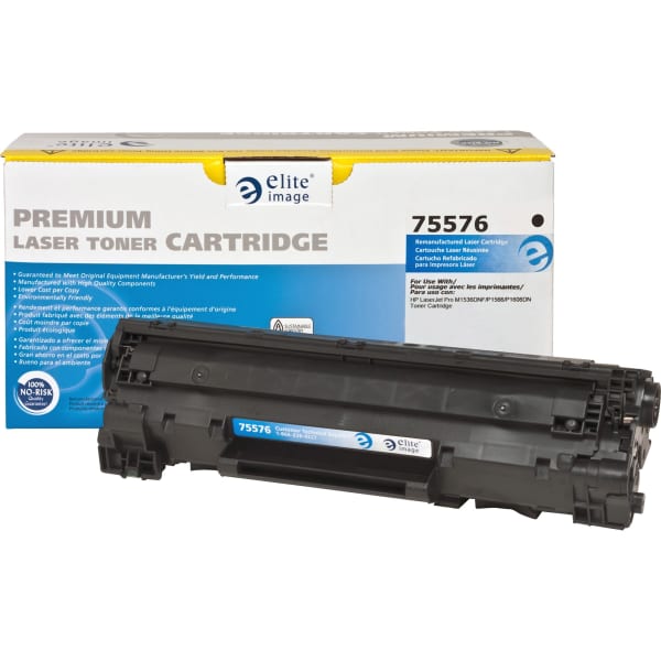 Elite Image Remanufactured Black Toner Cartridge Replacement For HP 78A, CE278A