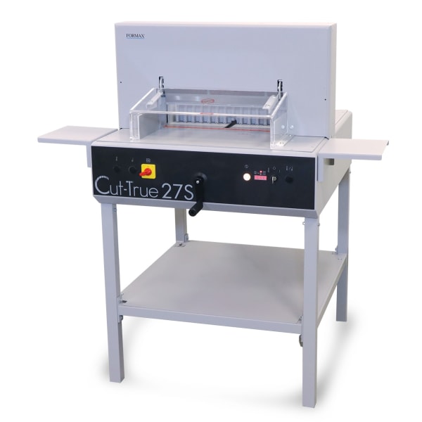 Formax Cut-True 27S Semi-Automatic Guillotine Paper Cutter With LED Laser Line, 18.9in
