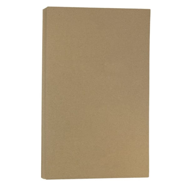 JAM Paper Legal Matte Paper, Brown Kraft Paper Bag, Legal (8.5in x 14in), 50 Sheets Per Pack, 28 Lb