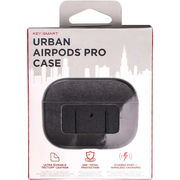 KeySmart TecTuff AirPods Pro Case, Black