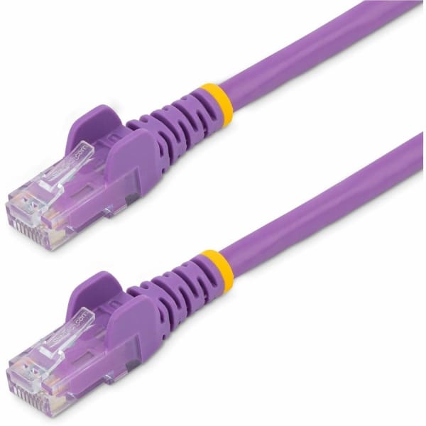 StarTech.com 12ft Purple Cat6 Patch Cable with Snagless RJ45 Connectors - Purple