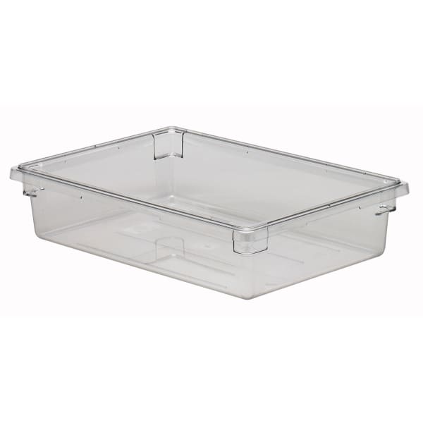 Cambro Camwear 6inD Food Storage Boxes, 18in x 26in, Clear, Set Of 6 Boxes