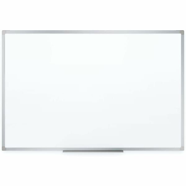 Mead Basic Melamine Dry-Erase Whiteboard, 17 1/2in x 23 12/16in, Aluminum Frame With Silver Finish
