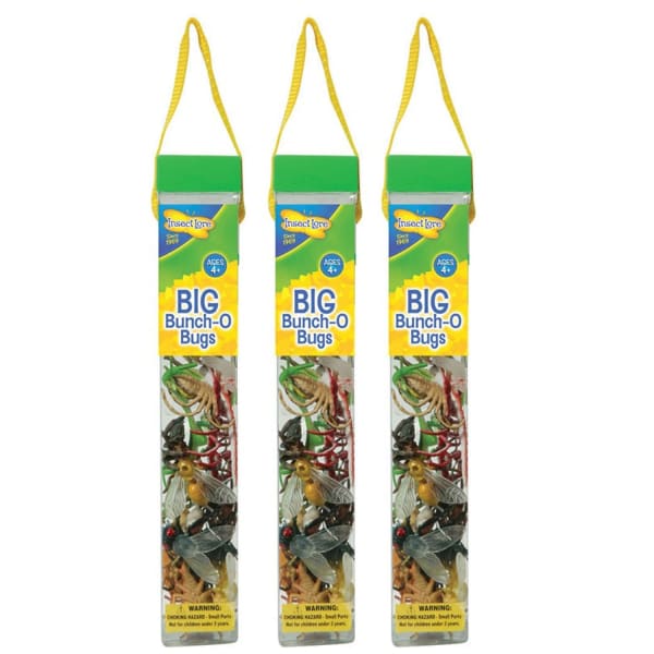 Insect Lore Big Bunch O- Bugs, 18 Per Set, 3 Sets