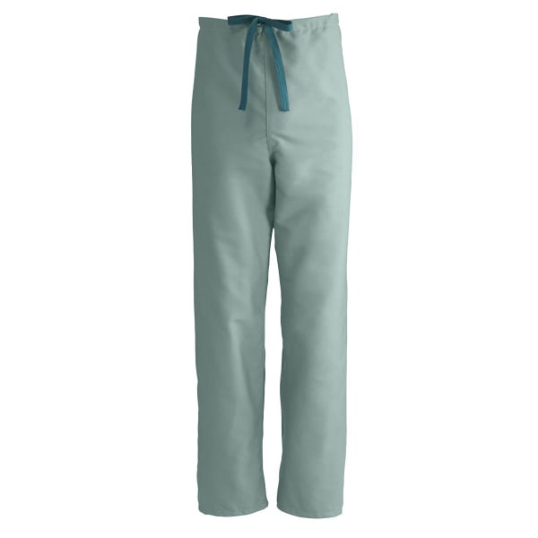 Medline ComfortEase Unisex Reversible Drawstring Pants, 4X, Seaspray