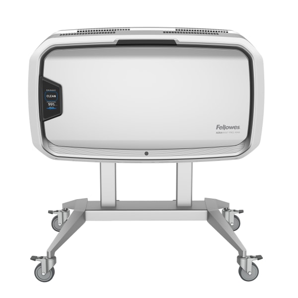 Fellowes AeraMax  Pro AM4 FLEX Portable Air Purifier, Plug-in, H13 True HEPA Filtration, 2,200 Sq. Ft. Coverage, Silver/White