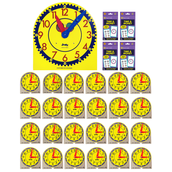 Carson Dellosa Education Judy Clock Classroom Set, Pre-K To 8th Grade