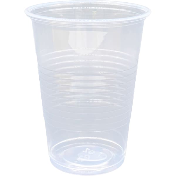 Genuine Joe 7 oz Transparent Beverage Cups - 7 fl oz - Clear - Plastic - Beverage, Cold Drink - 100 Pack - 25 / Carton