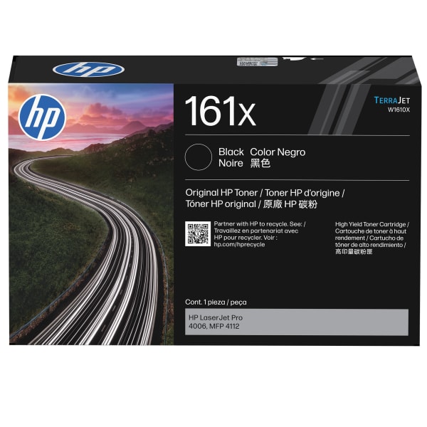 HP 161X High Yield Black Original LaserJet Toner Cartridge