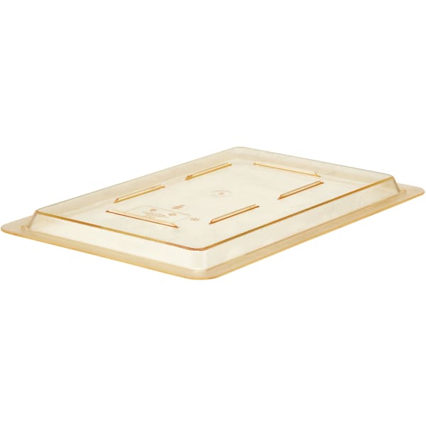 Cambro Camwear Food Box Flat Covers, 12in x 18in, Safety Yellow, Set Of 6 Covers