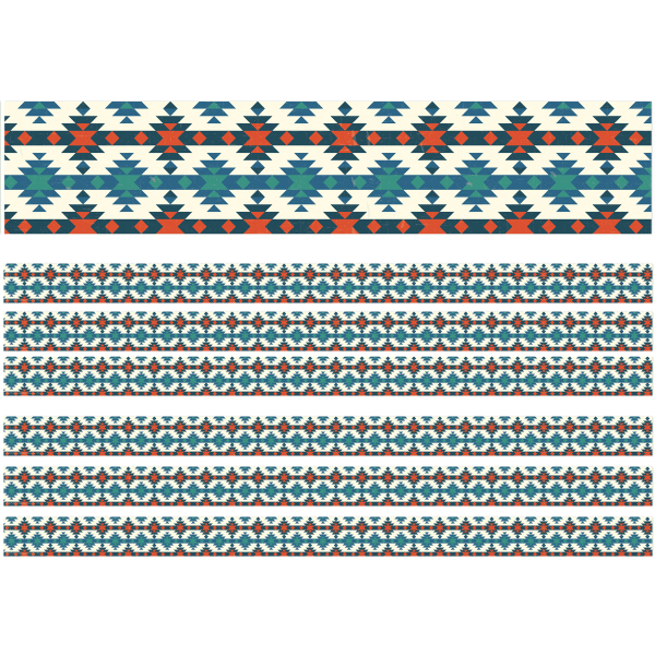 Eureka School Deco Trim, Adventurer Mojave, 37' Per Pack, Set Of 6 Packs