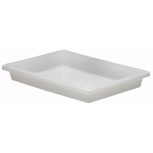 Cambro Poly Food Boxes, 3-1/2inH x 18inW x 26inD, White, Pack Of 6 Boxes