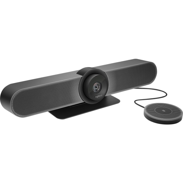 Logitech ConferenceCam MeetUp Videoconferencing Camera, With Expansion Mic, Black