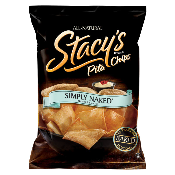 Stacys Pita Chips, Naked, 1.5 Oz, Pack Of 24