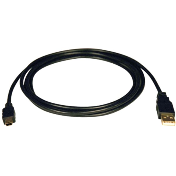 Eaton Tripp Lite Series USB 2.0 A to Mini-B Cable (A to 5Pin Mini-B, M/M), 3 ft. (0.91 m) - USB cable - USB (M) to mini-USB Type B (M) - USB 2.0 - 3 ft - molded - black