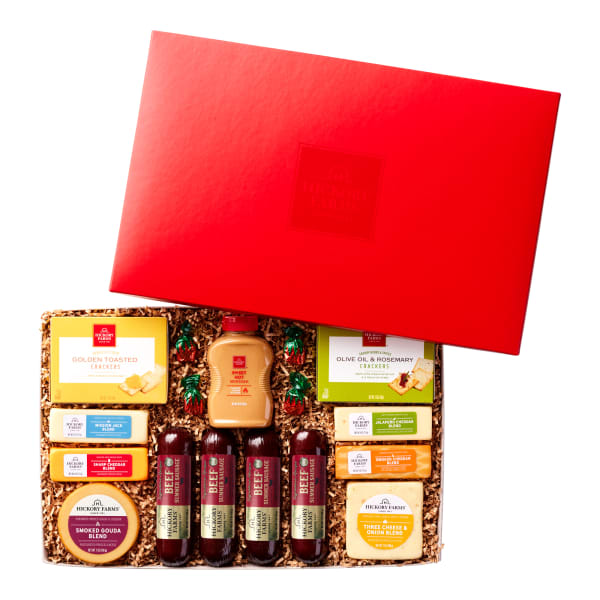 Hickory Farms - Ultimate Sausage and Cheese Gift Box - 17 items