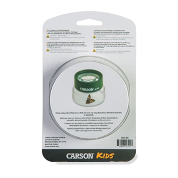 Carson HU-55 BugLoupe - Overall Size 3in Height x 4.2in Width - Acrylic Lens